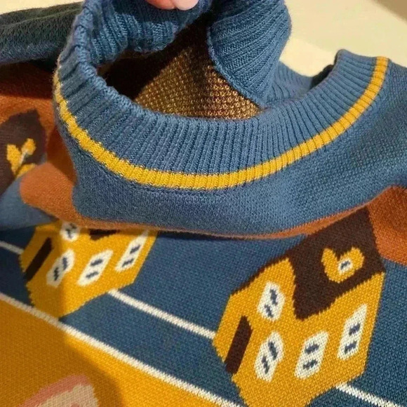 Alice in Wonderland Knitted Sweater,‎ one size - Picture 3 of 15